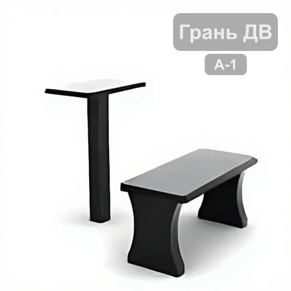 Стол и лавка А-1